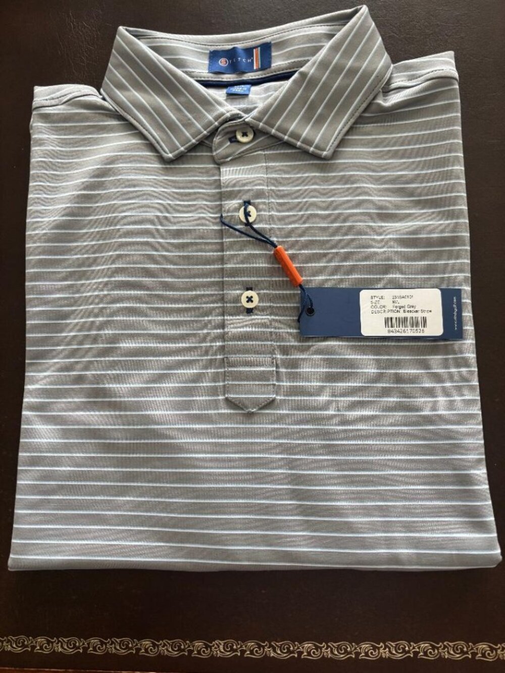 Three great polos from Stitch Golf all medium large.